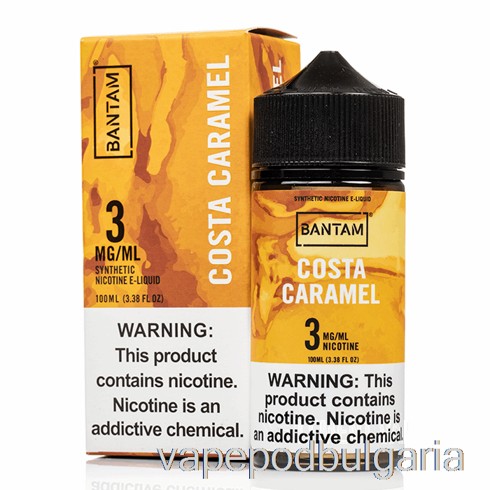 Vape Bulgaria Costa Caramel - Bantam Vape - 100ml 0mg